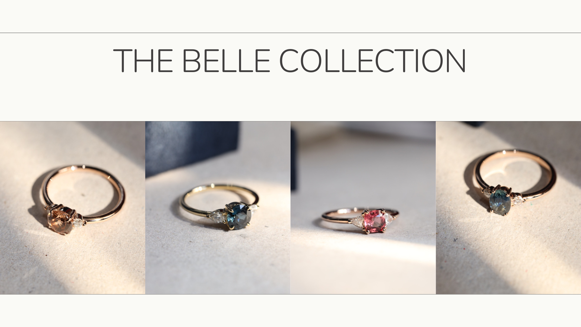 Three stones, one perfect ring.