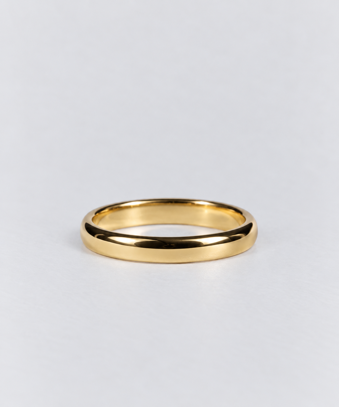 18ct yellow gold 2.6mm classic wedder
