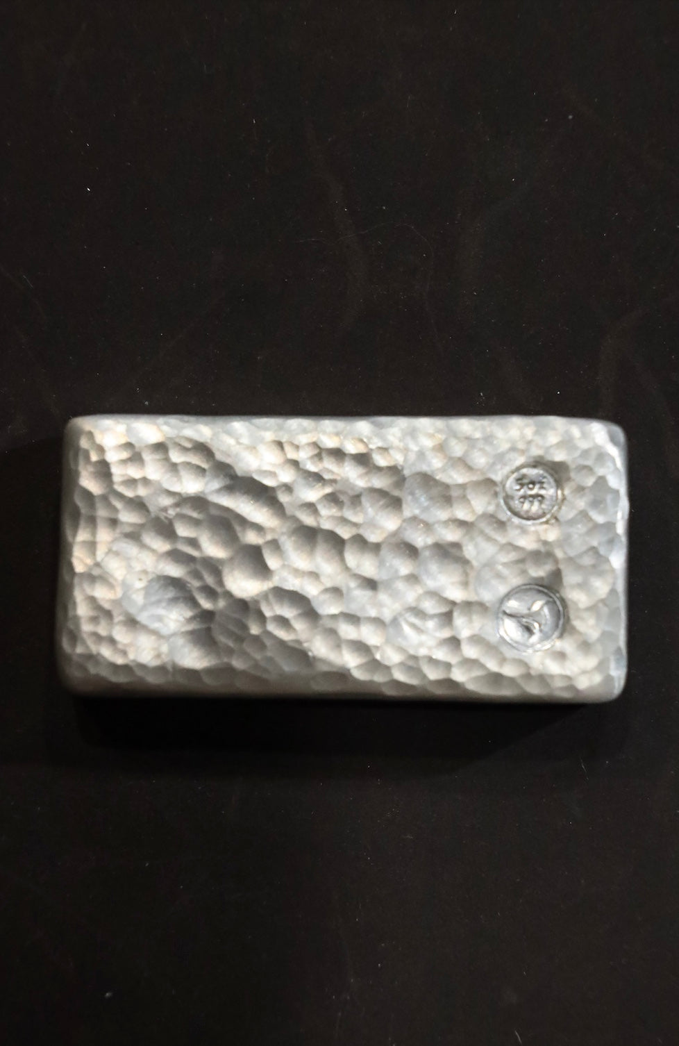 5oz silver bullion bar hammered