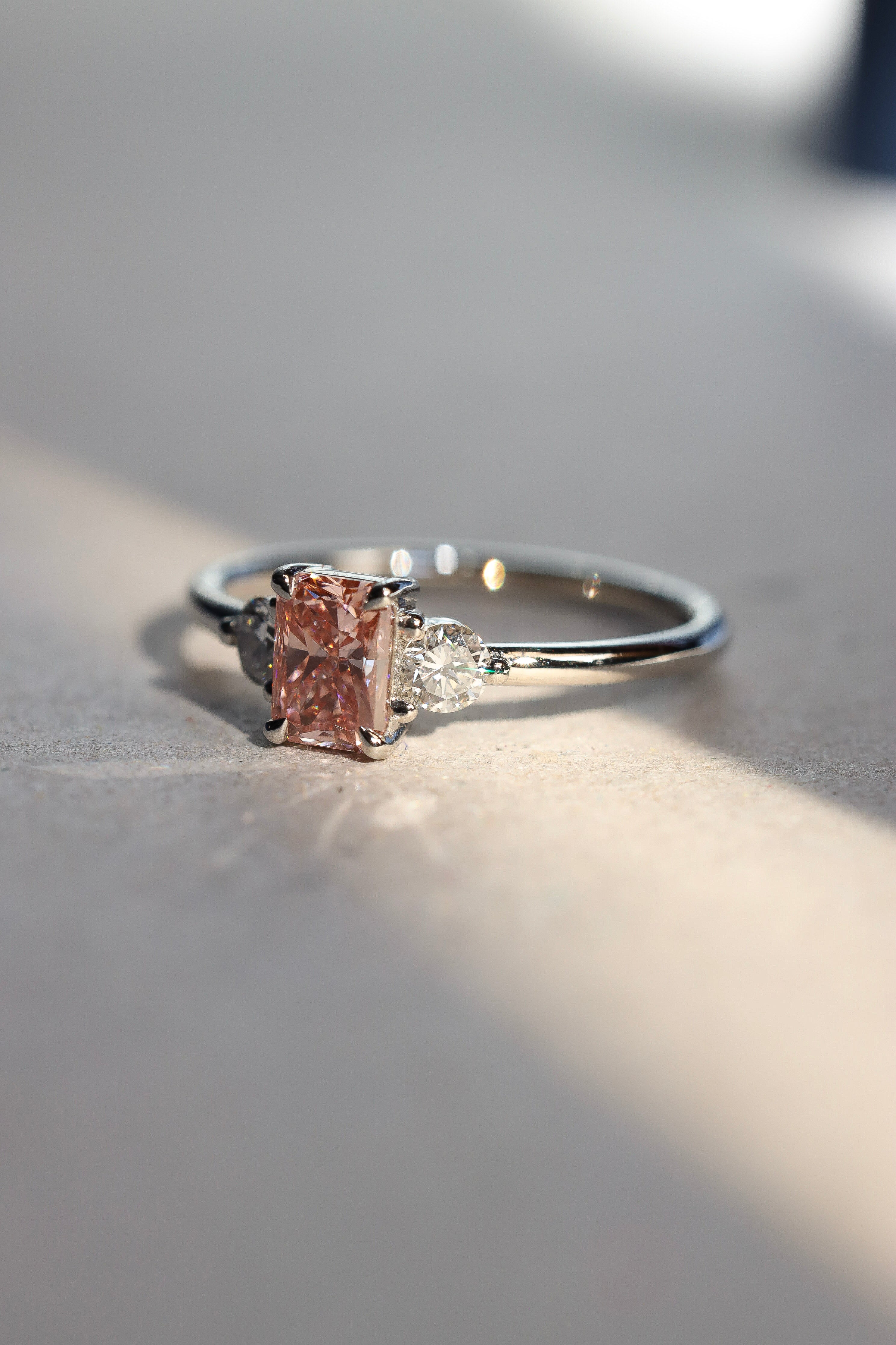 pink diamond ring brisbane