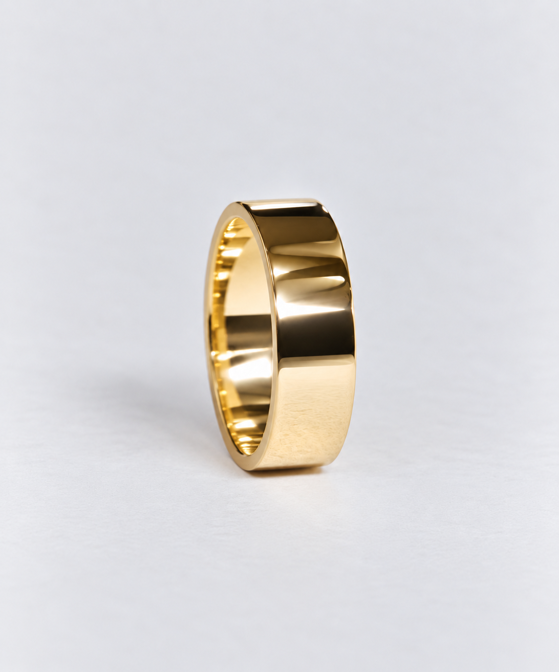 classic 9ct yellow gold cigar band brisbane