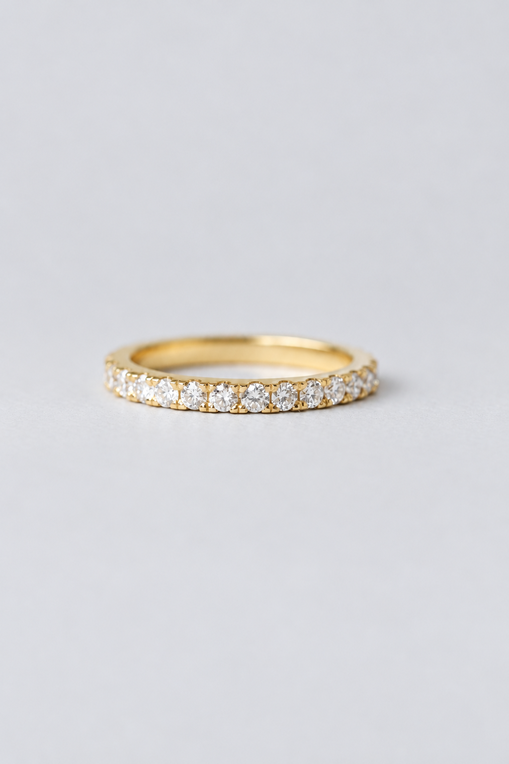 18ct Yellow Gold Ever After 2mm RBC Diamond Wedding Ring Brisbane 