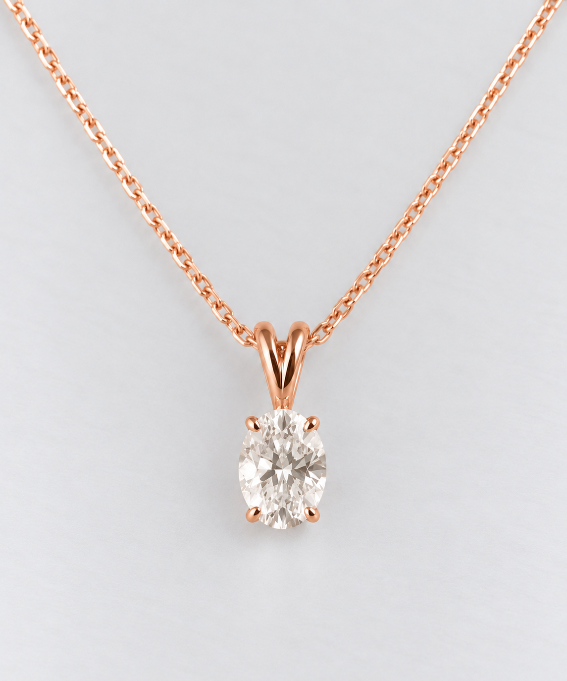 1ct lab grown oval diamond pendant brisbane 