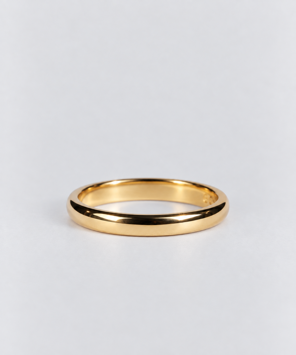 2.2mm 18ct yellow gold classic wedding ring 