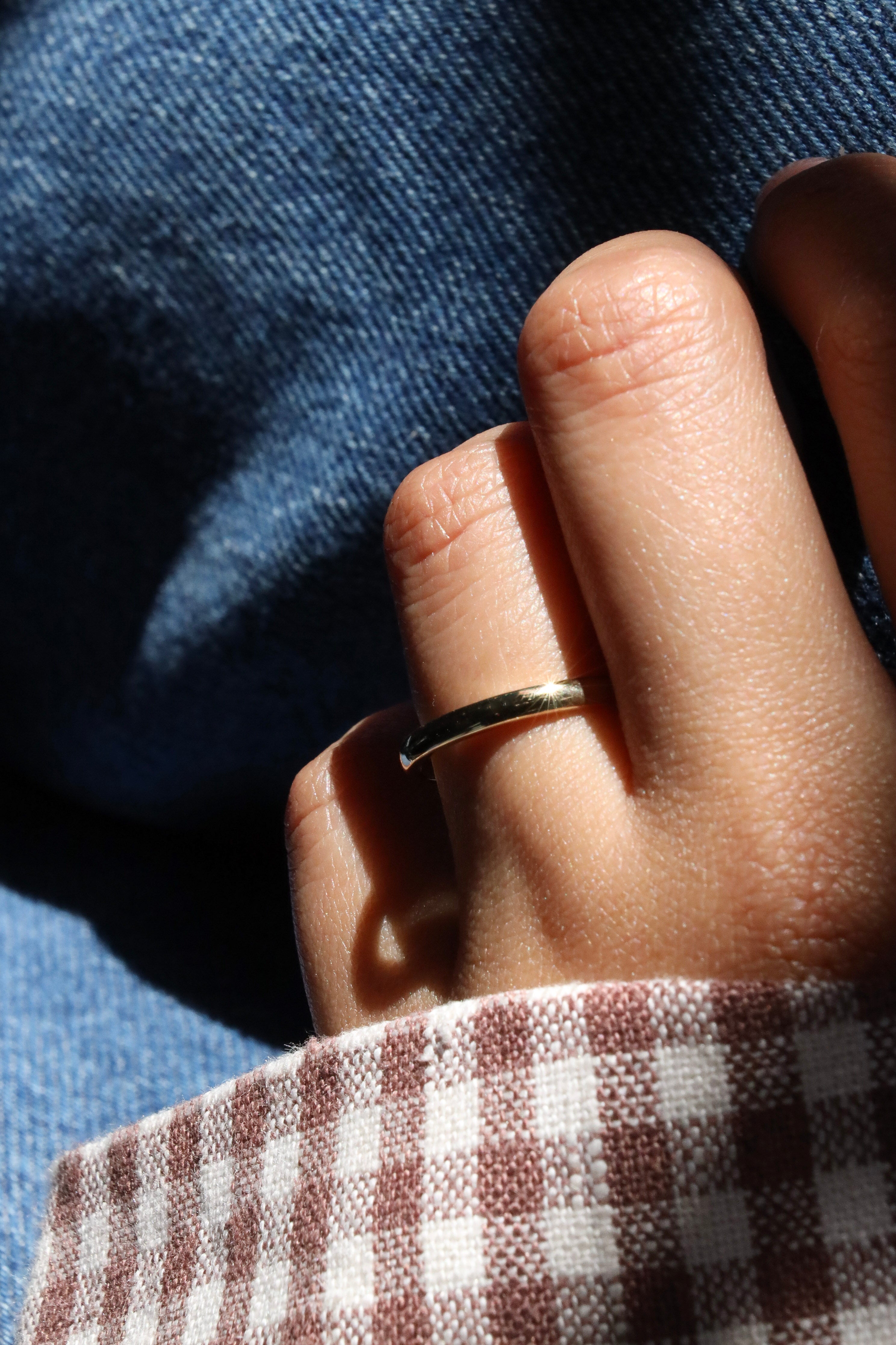 18ct yellow gold classic wedding ring 2.2mm