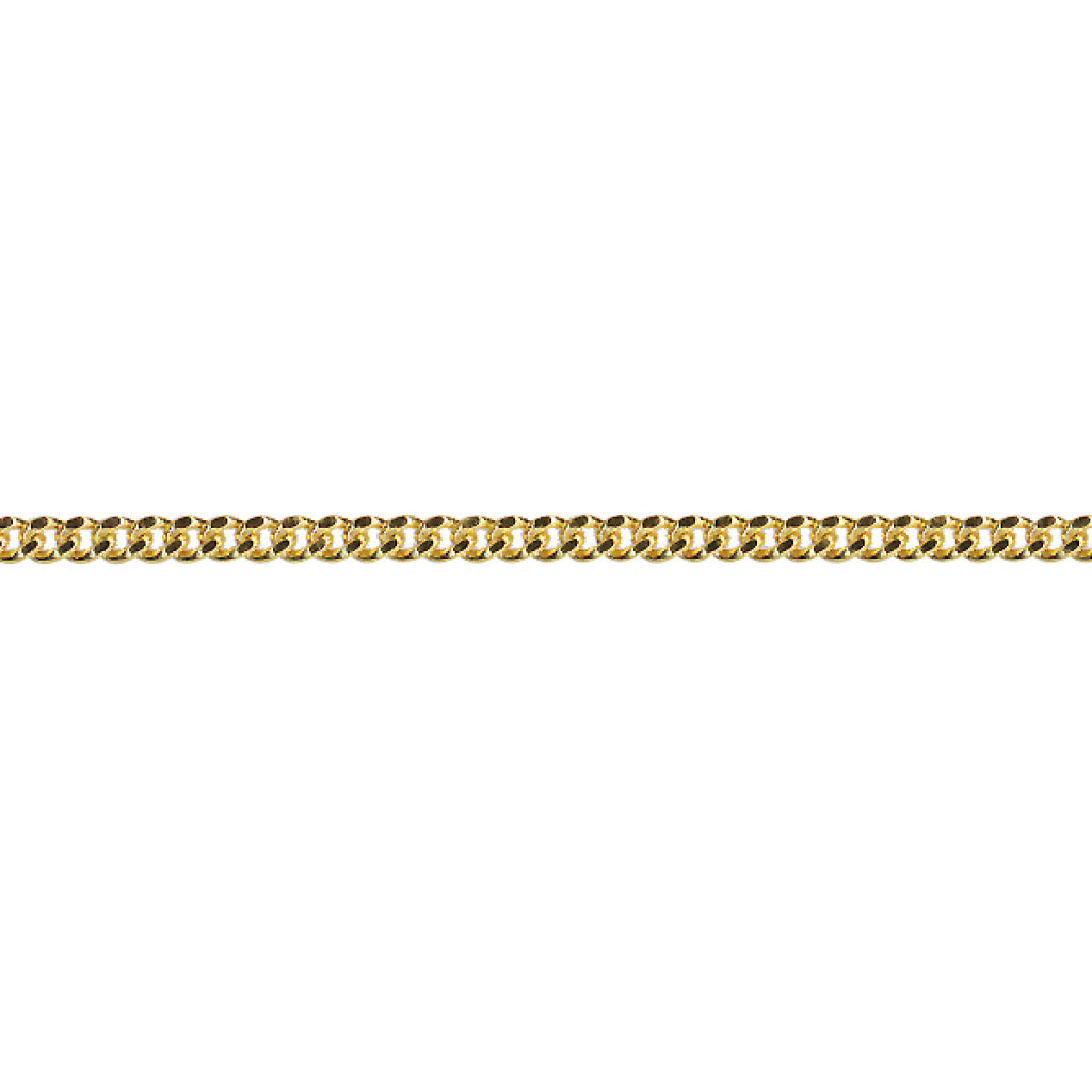 Fine Gold Diamond Cut Curb Chain