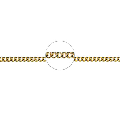 Fine Gold Diamond Cut Curb Chain