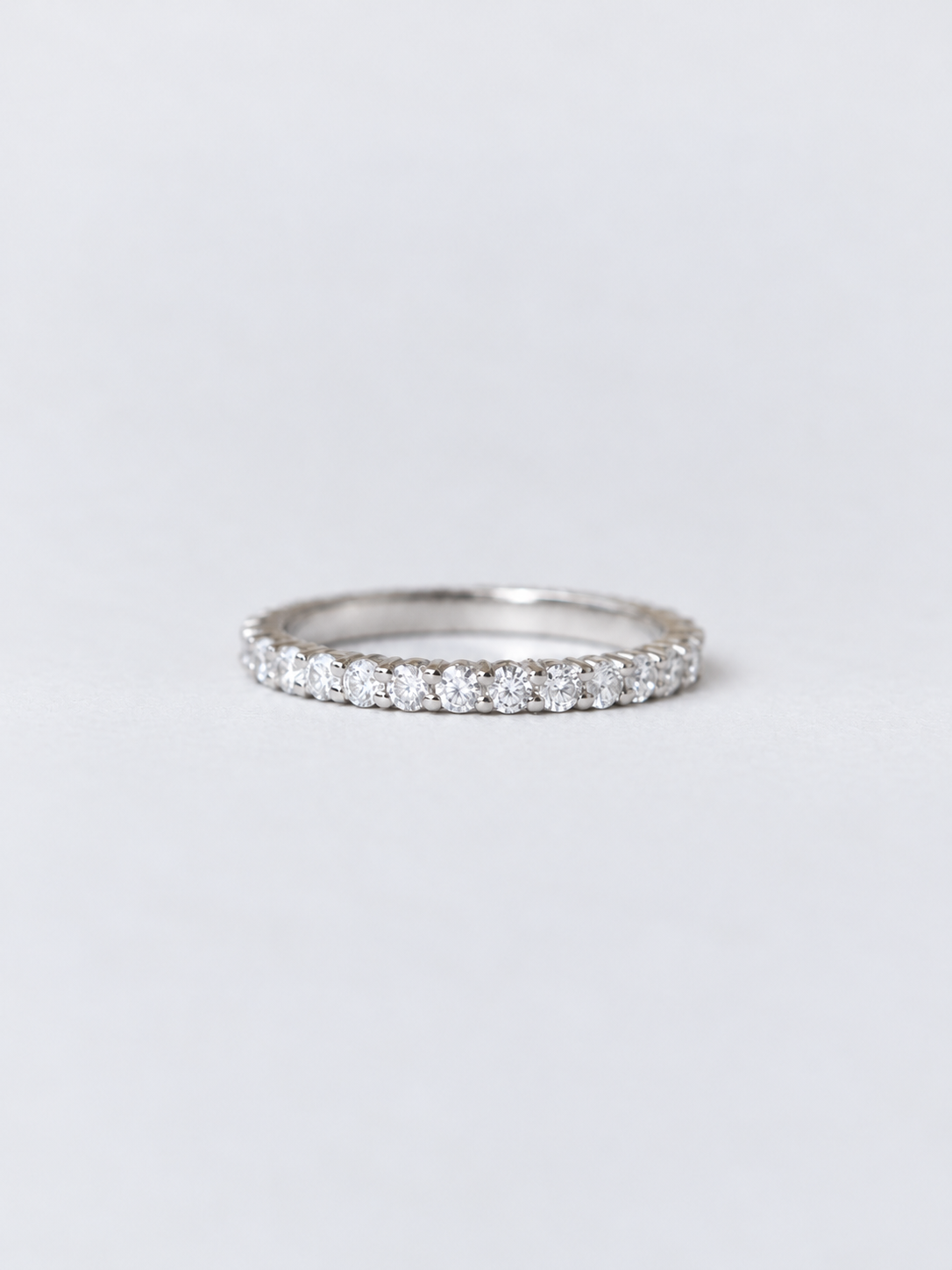 Platinum Evermore Diamond Wedding Ring 2mm 