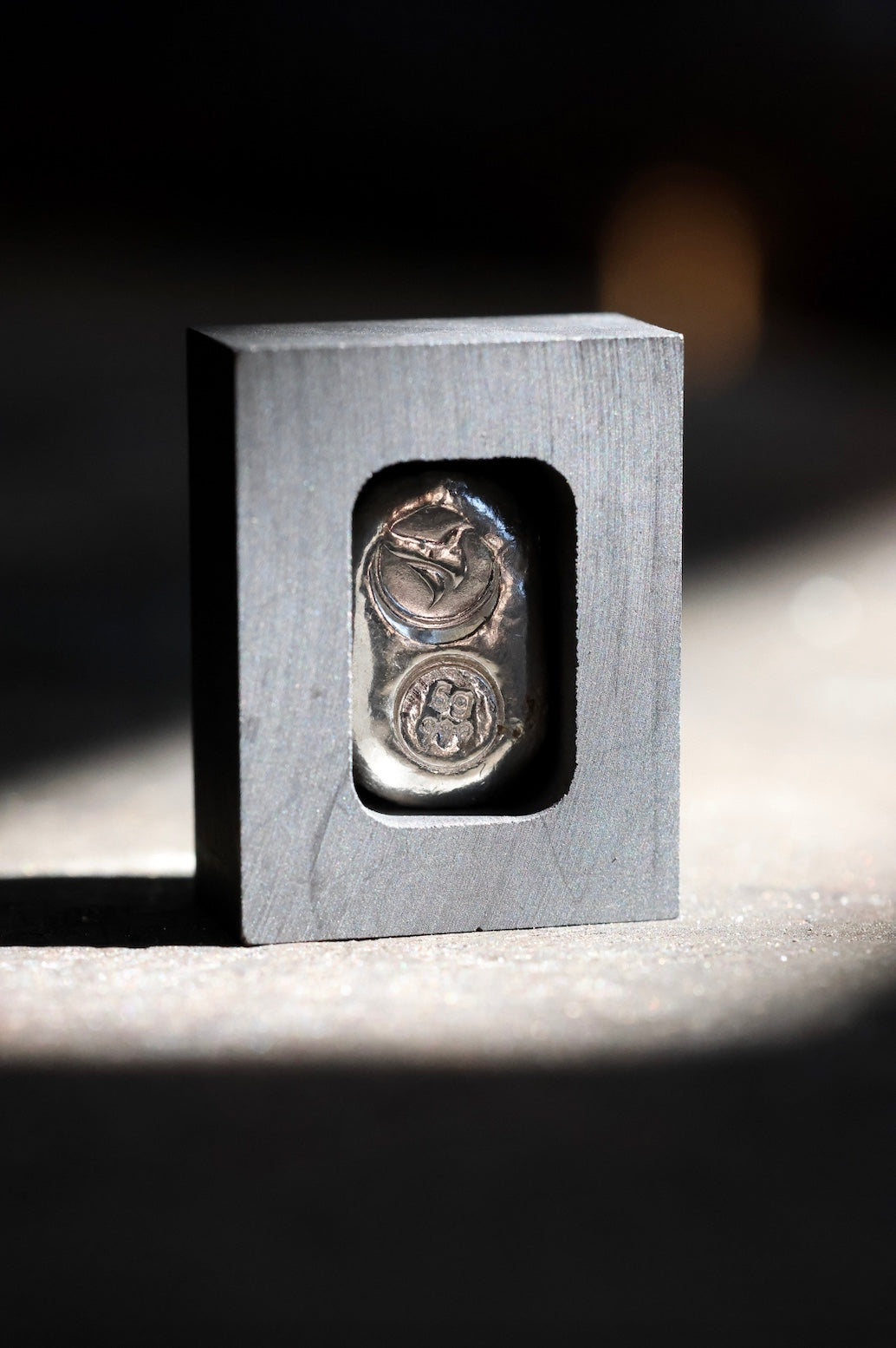 graphite bullion mould for 5g silver or 10g gold 